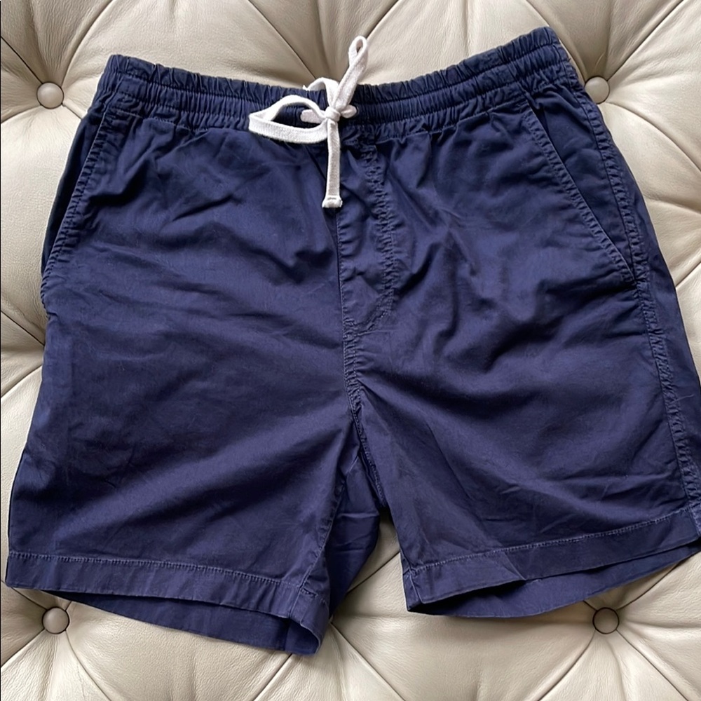 J. Crew Men’s Navy Blue Shorts with Drawstring